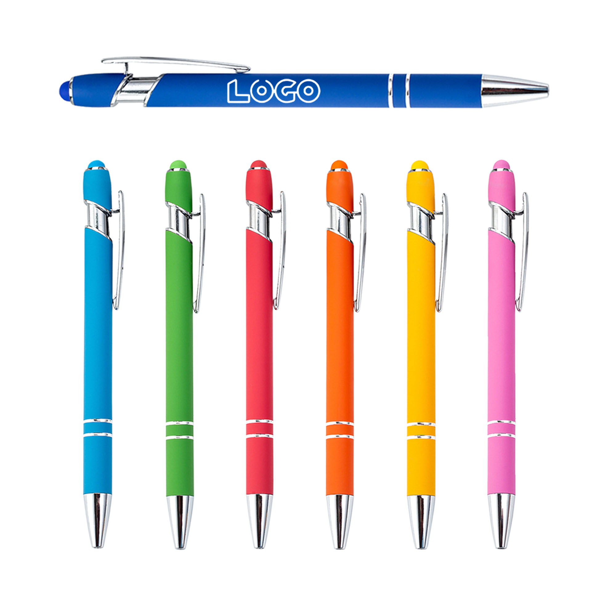 Vibrant Branded Multi-Surface Stylus Pen