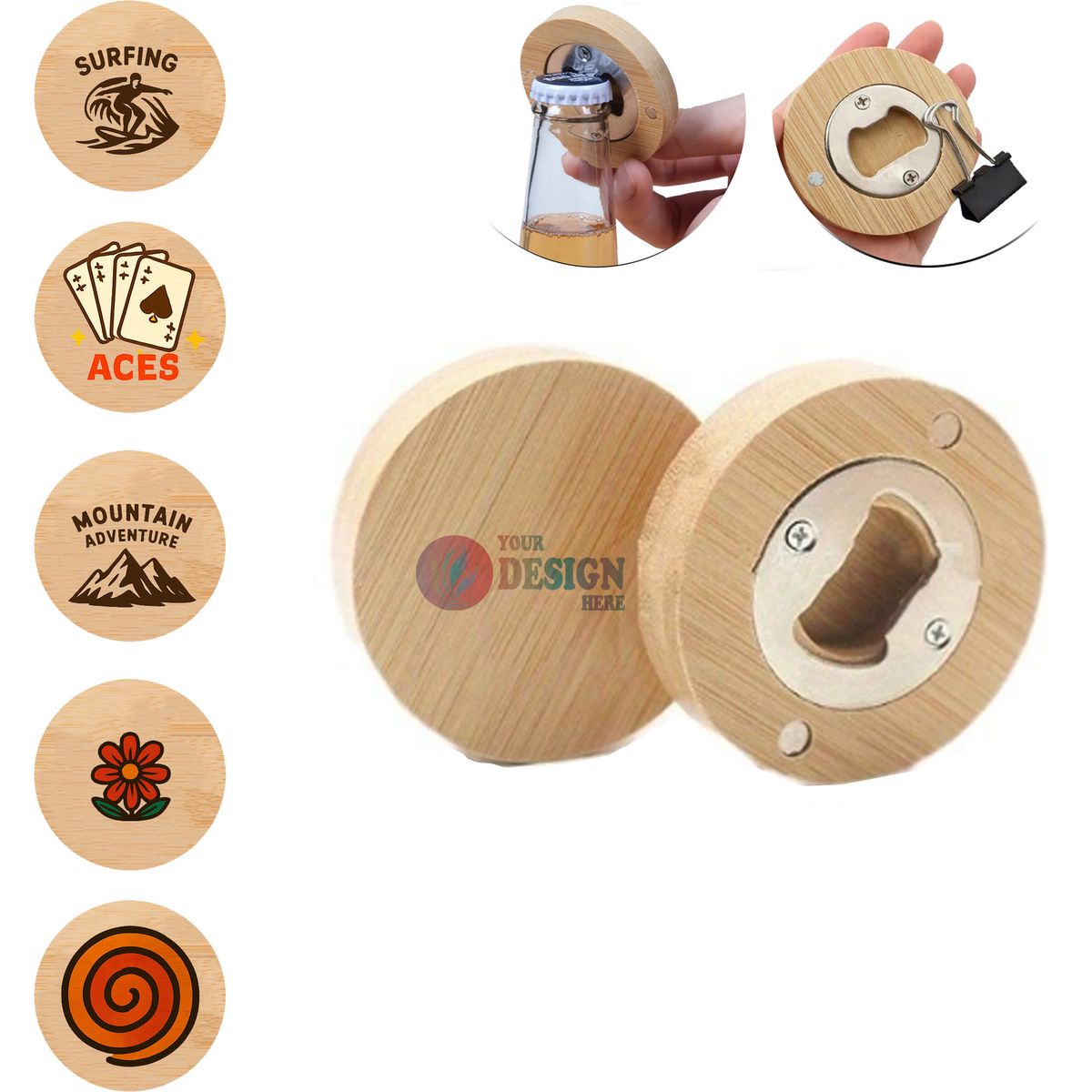 Wood Beer Opener 4