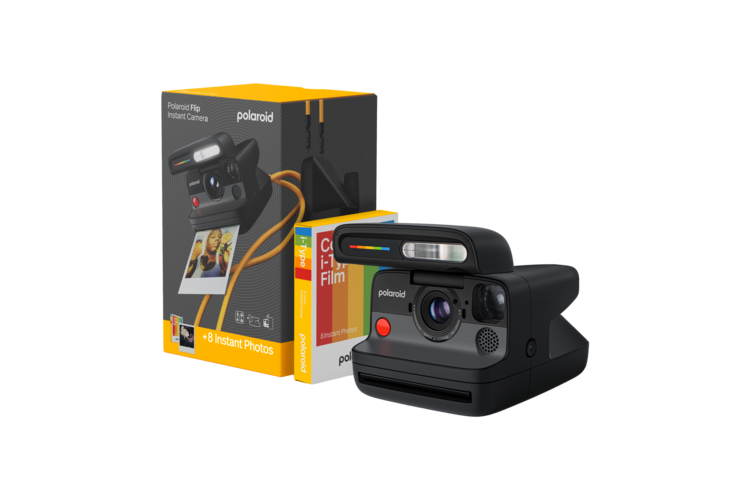Polaroid Flip Instant Camera + Color Film Bundle - Black 3