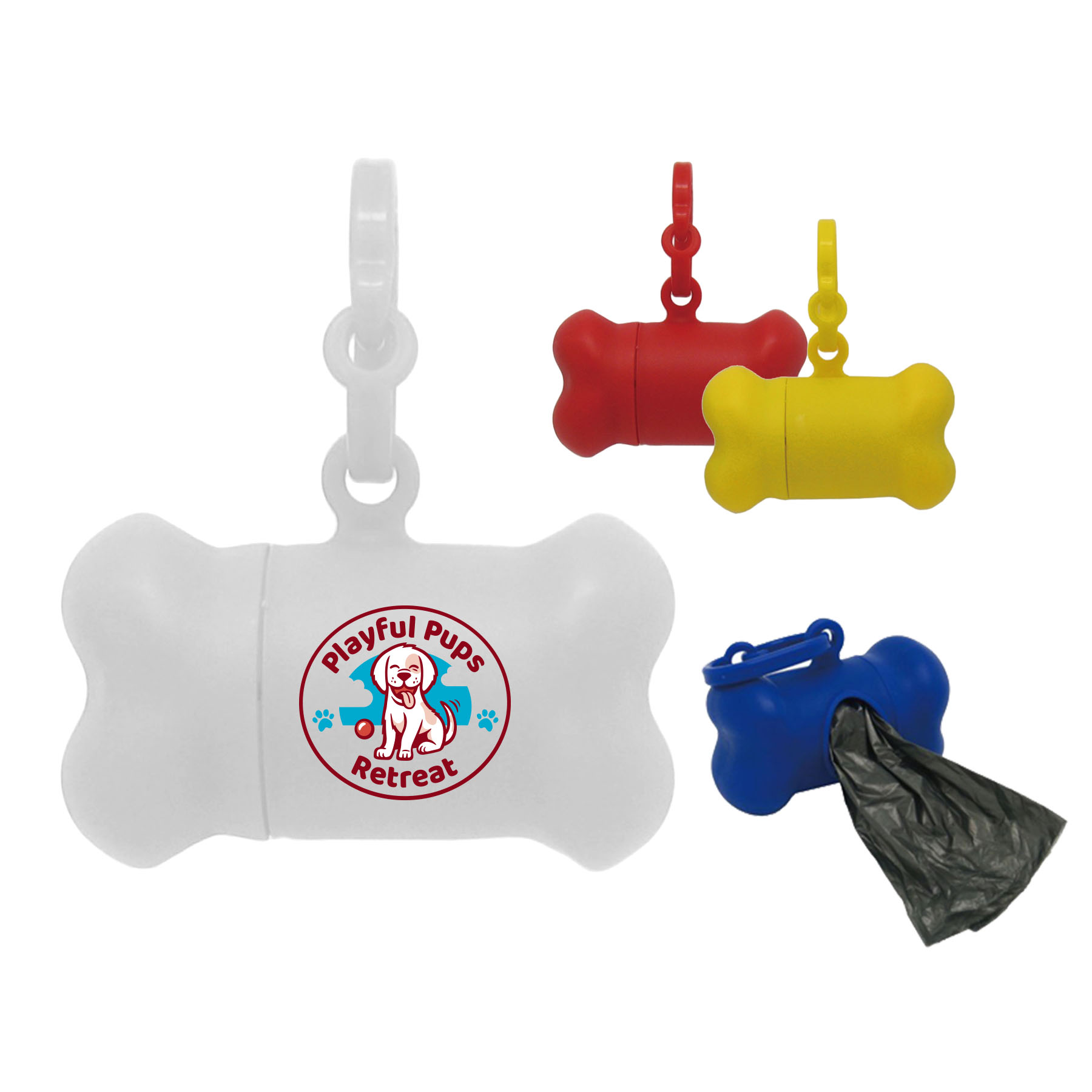 Bone shaped dog waste bag dispensor 15
