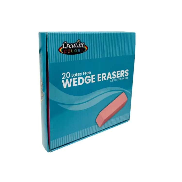 Wedge Erasers - Pink 2