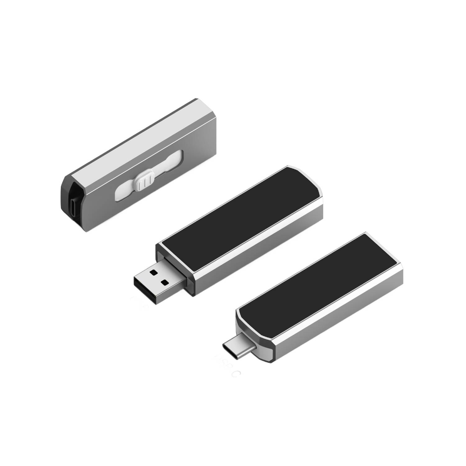 Type-C LED Light Up OTG USB Flash Drive 12