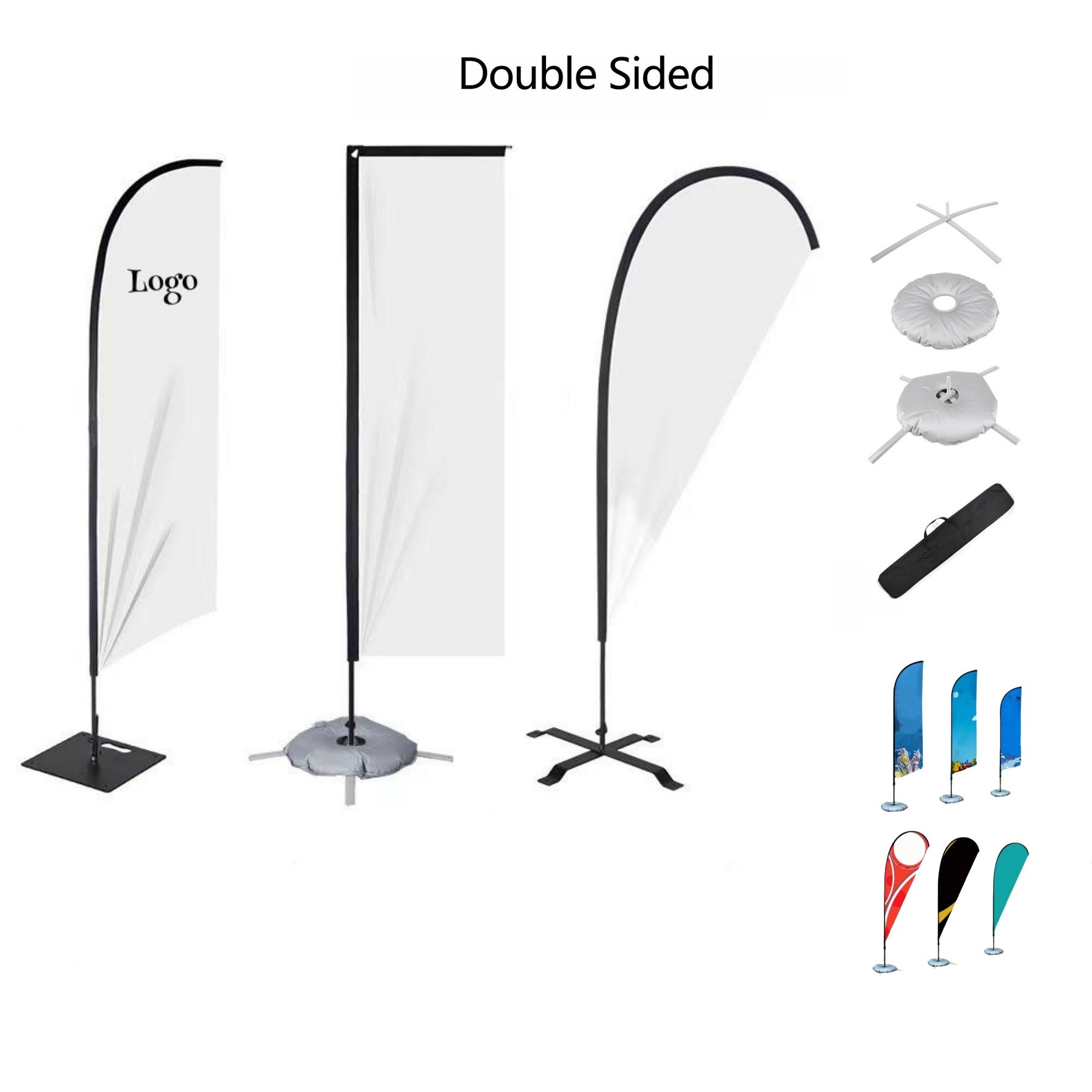 9' Feather Flag Kit