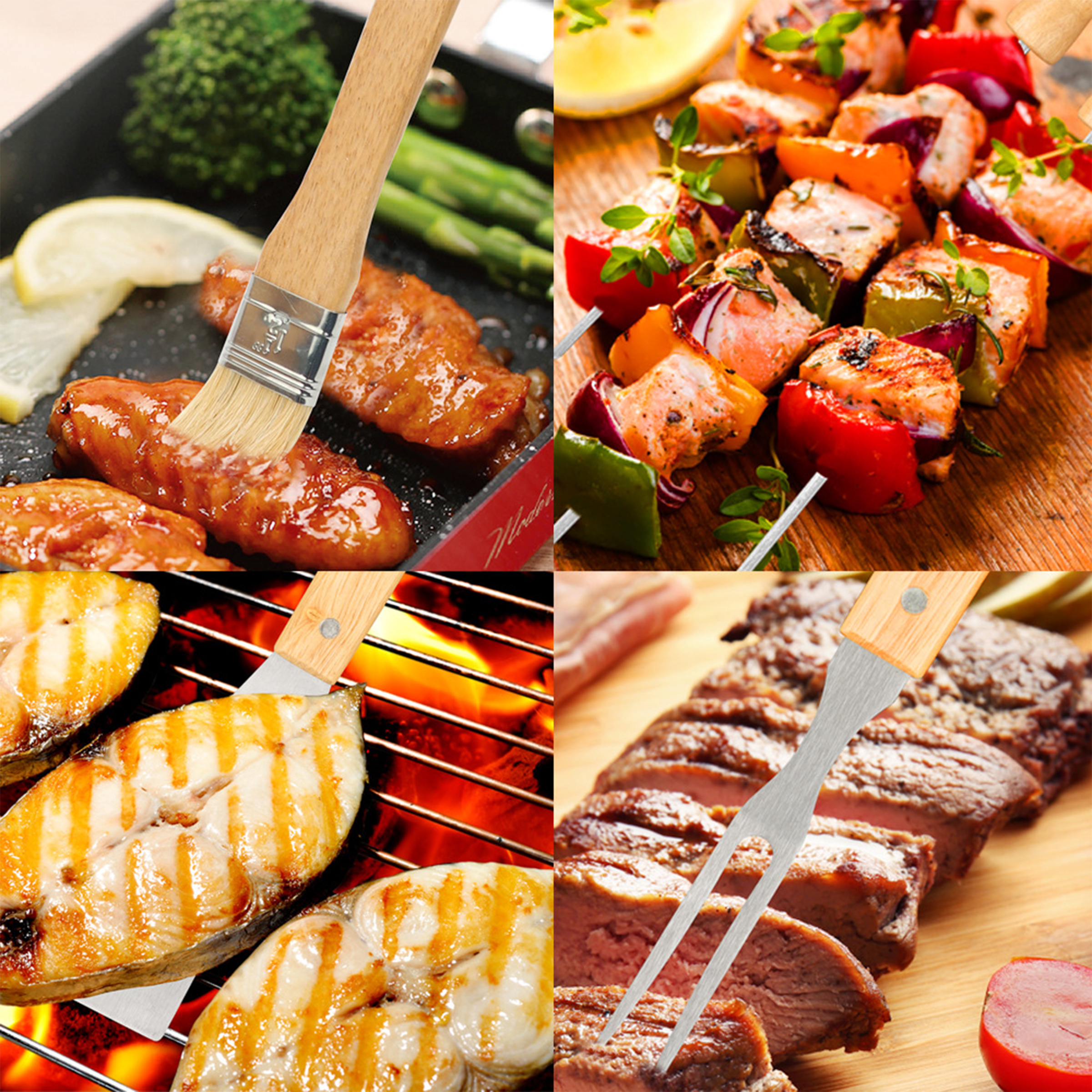 Stainless Steel Outdoor Portable Barbecue Tools 8