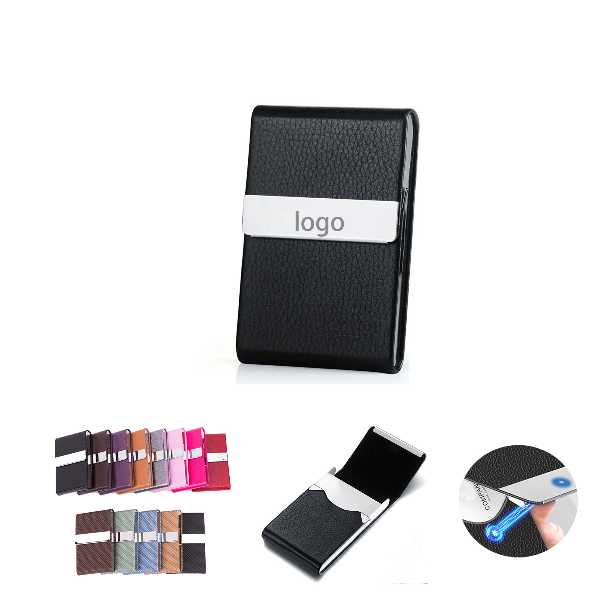 PU Leather Business Pocket Card Holders