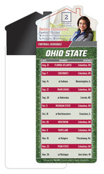 Magna-Card House Shape Magnet Football Schedules (3.5x9)
