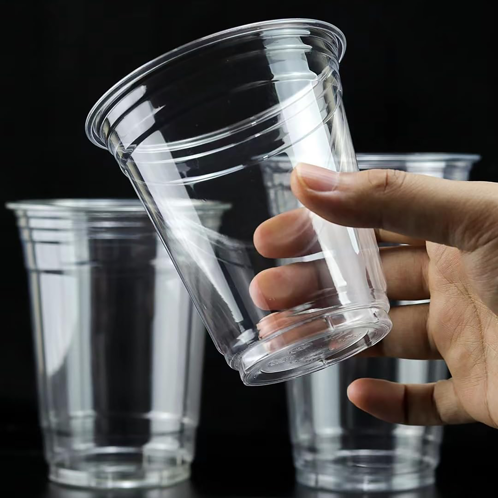 16 oz PET Plastic Cups 8
