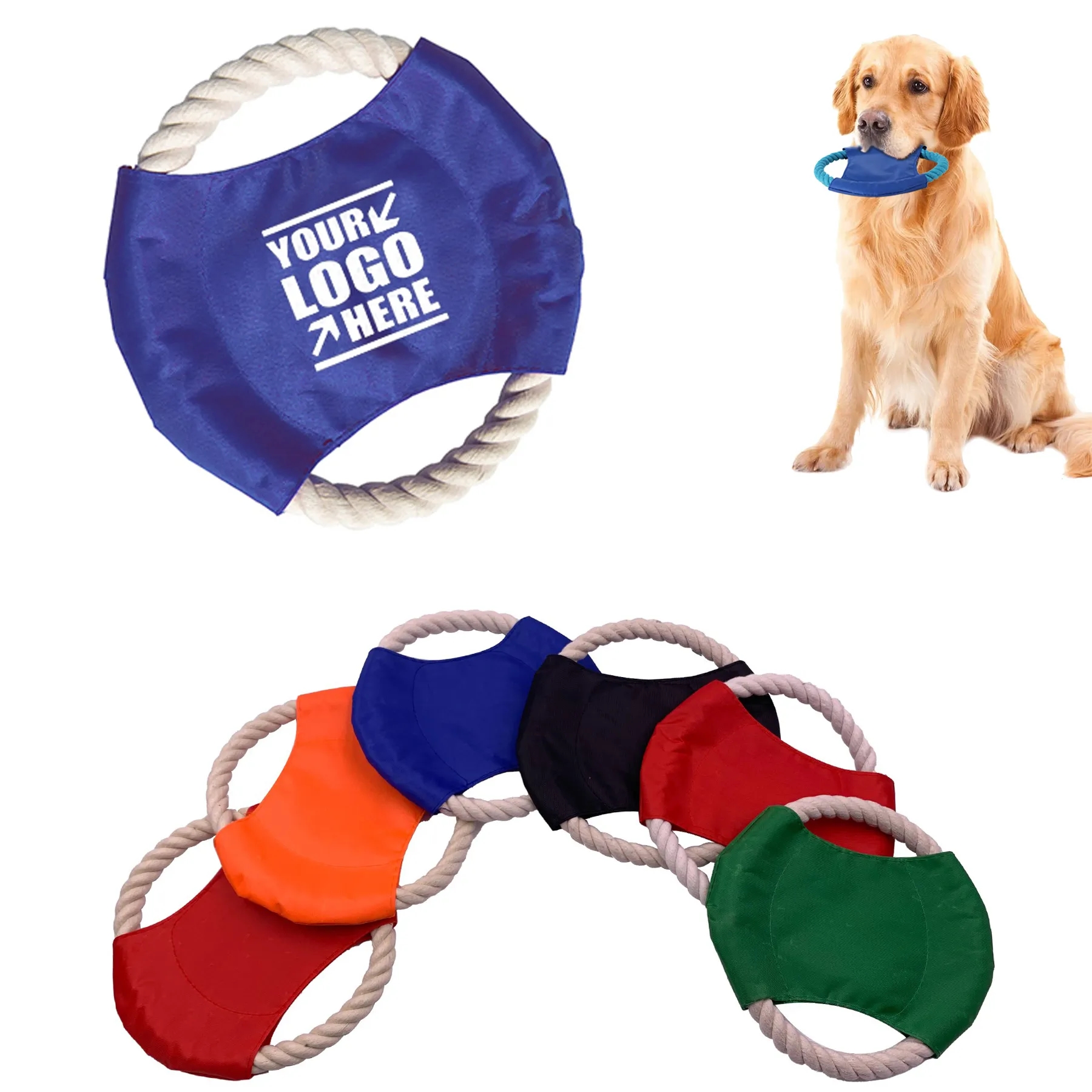 Pet Rope Tug & Flyer Toy