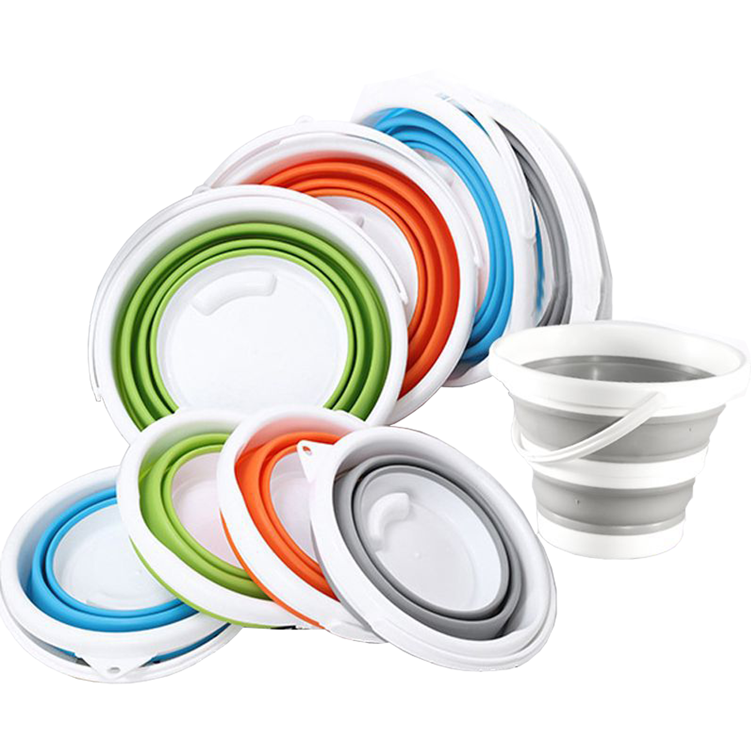 1.3 Gallon Foldable Silicone Bucket 3