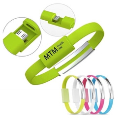 Silicone Wearable Data Cable Bracelet Wristband