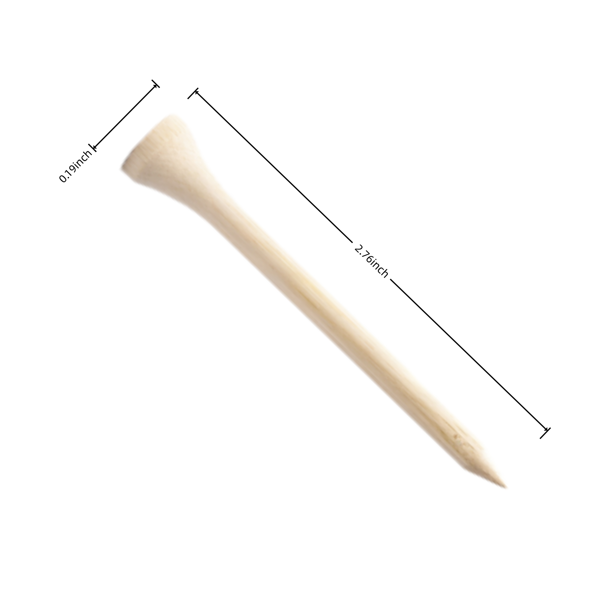 Custom Bamboo Golf Tees 3