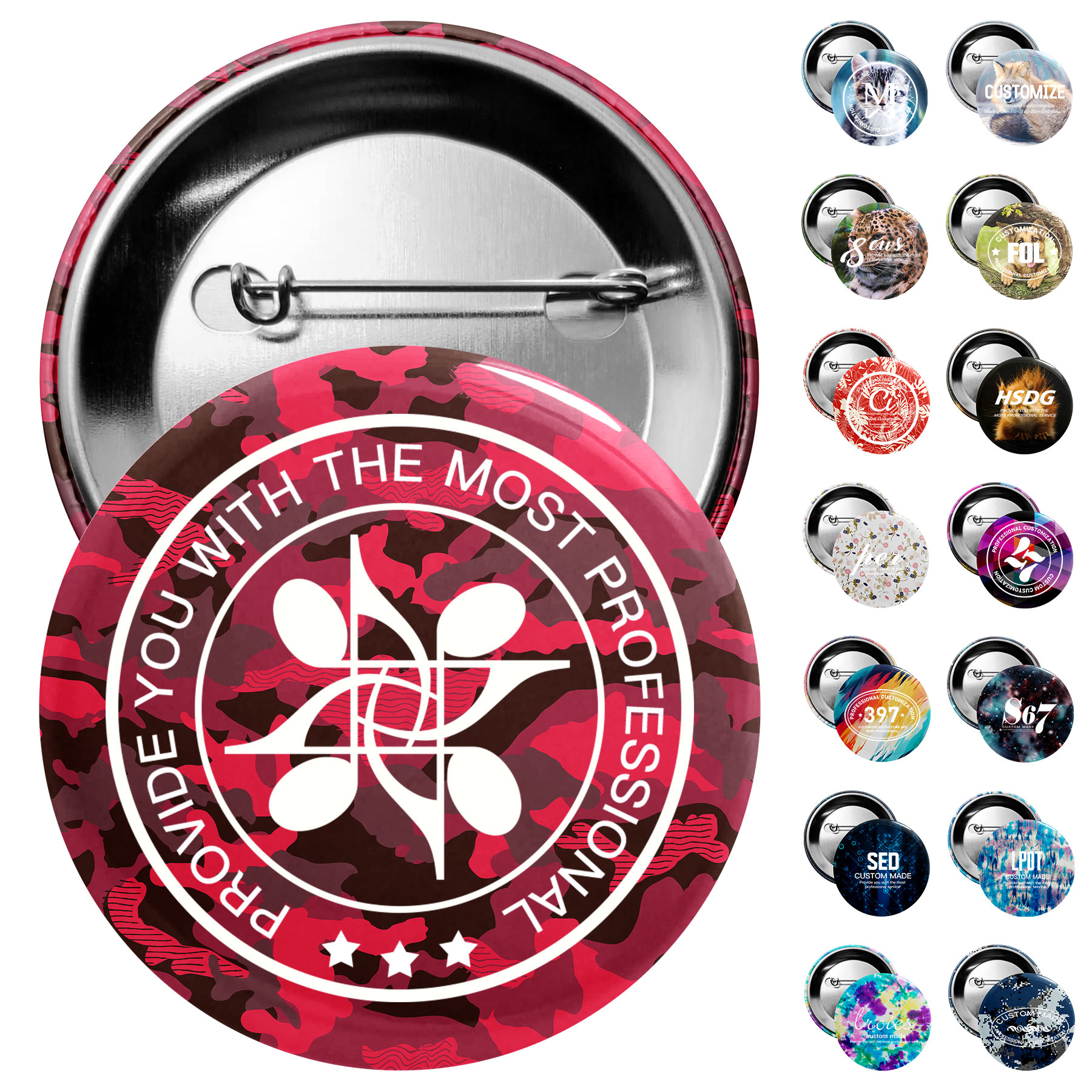 Tinplate Pin Badge 8