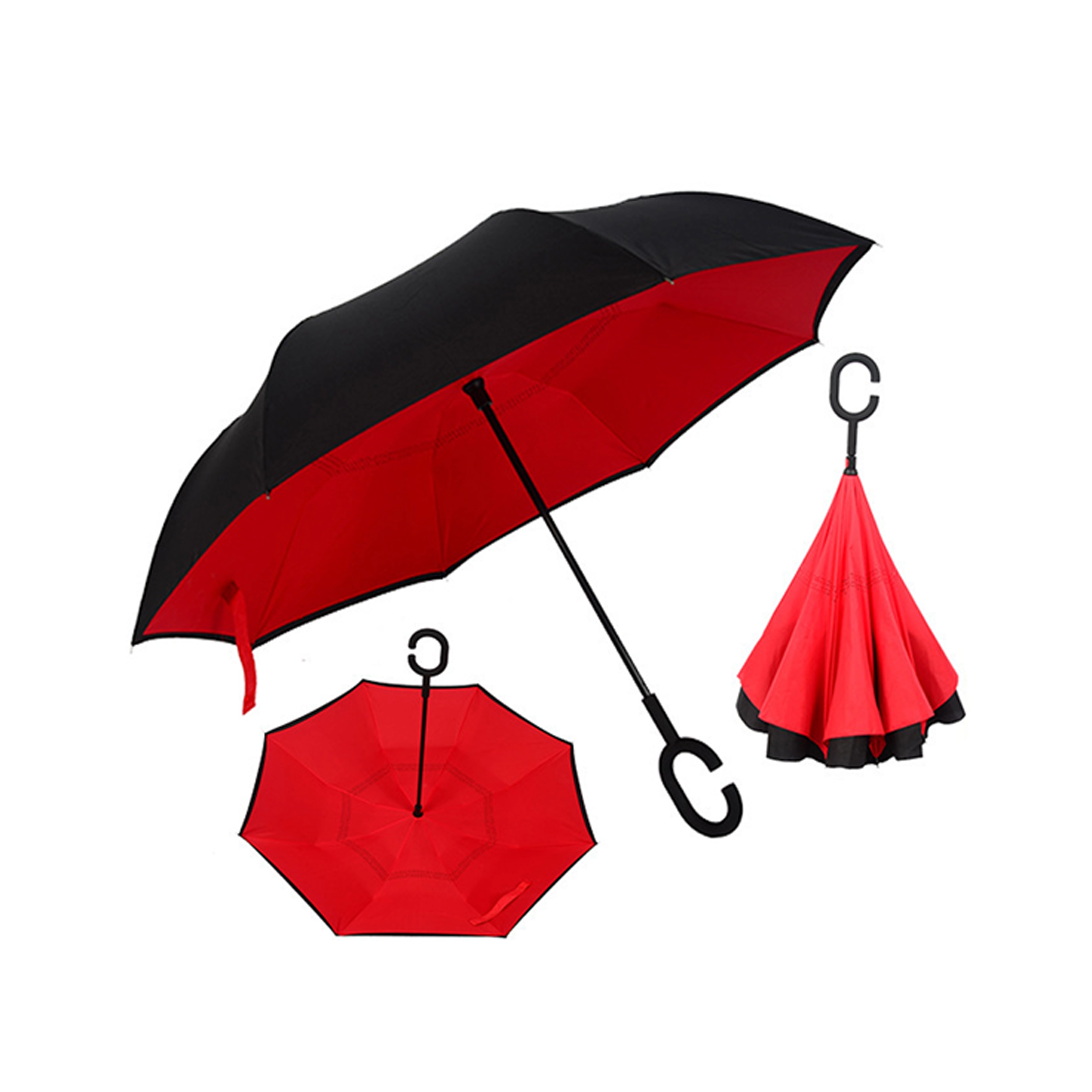 Double Layer Folding Inversion Umbrella