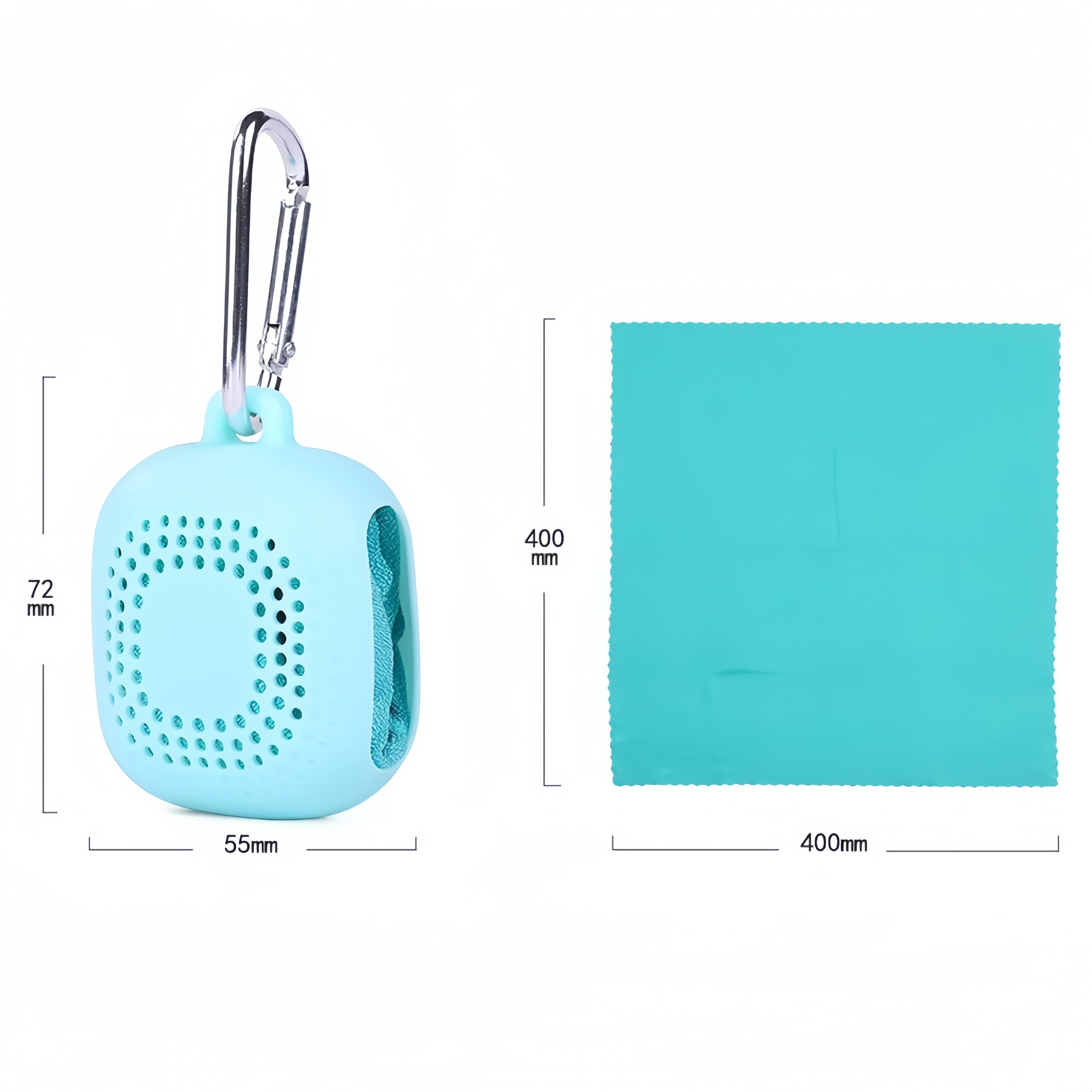Portable Cooling Towel with Silicone Case 7